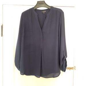 The Limited - Top / Blouse - Navy Blue
